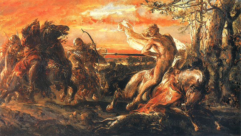 Jan Matejko The death of Leszek the White.